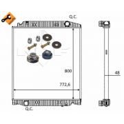 Слика 1 на Воден радиатор (ладник) NRF EASY FIT 559567