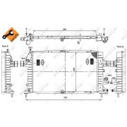 Слика 1 на Воден радиатор (ладник) NRF EASY FIT 58340