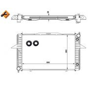 Слика 1 на Воден радиатор (ладник) NRF EASY FIT 58343