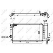 Слика 1 $на Воден радиатор (ладник) NRF Economy Class 50406A