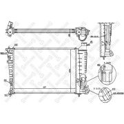 Слика 1 $на Воден радиатор (ладник) STELLOX 10-25653-SX