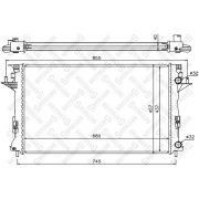 Слика 1 $на Воден радиатор (ладник) STELLOX 10-26175-SX