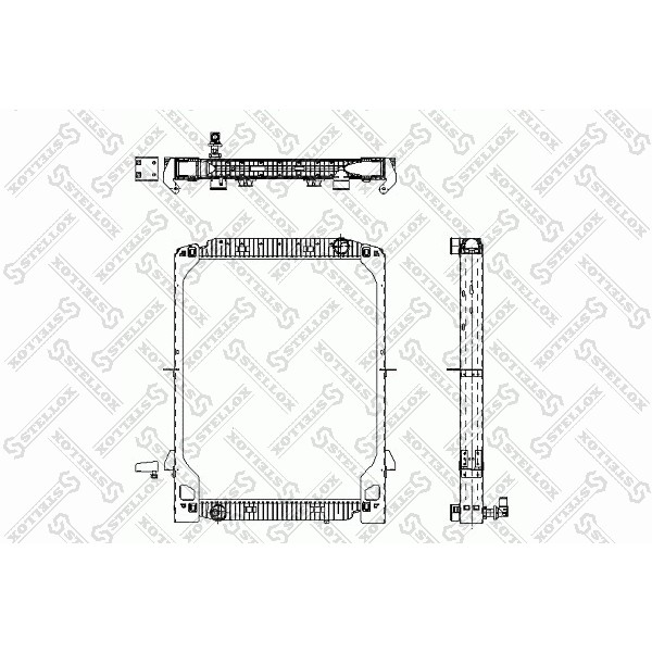 Слика на Воден радиатор (ладник) STELLOX 81-03319-SX