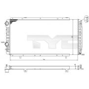 Слика 1 на Воден радиатор (ладник) TYC 709-0014-R