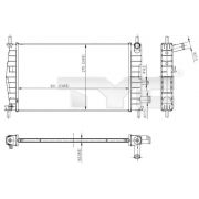 Слика 1 на Воден радиатор (ладник) TYC 710-0025