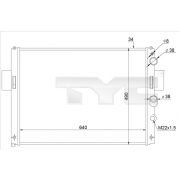 Слика 1 на Воден радиатор (ладник) TYC 715-0003-R