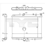 Слика 1 $на Воден радиатор (ладник) TYC 726-0018-R