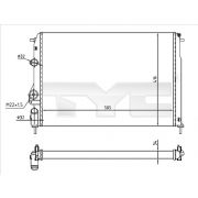 Слика 1 на Воден радиатор (ладник) TYC 728-0055-R