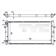 Слика 1 на Воден радиатор (ладник) TYC 737-0059-R