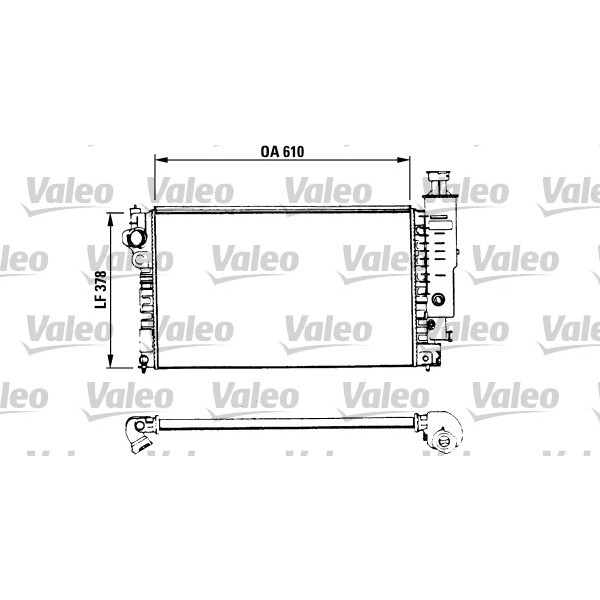 Слика на Воден радиатор (ладник) VALEO 730575