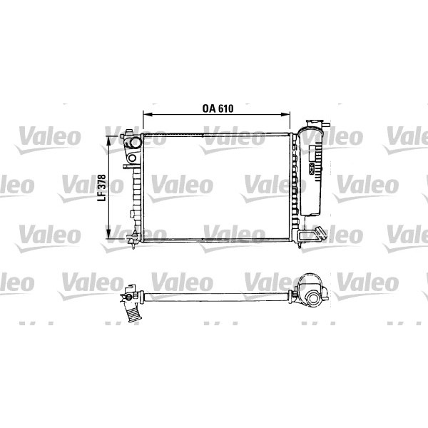 Слика на Воден радиатор (ладник) VALEO 730630