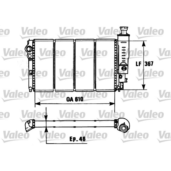 Слика на Воден радиатор (ладник) VALEO 730953