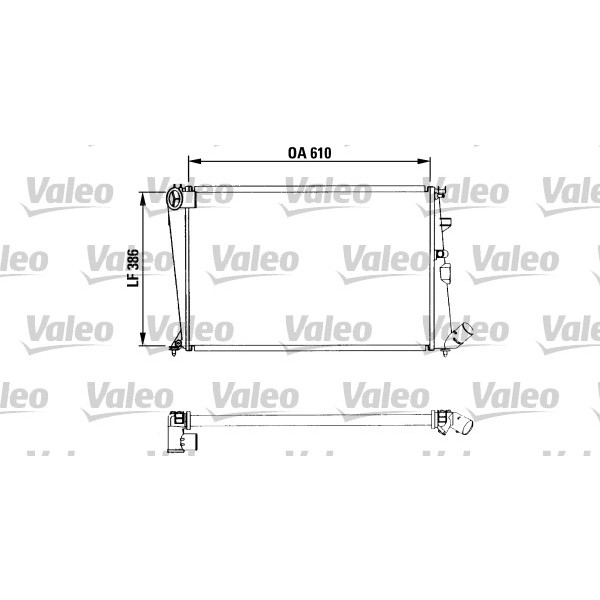 Слика на Воден радиатор (ладник) VALEO 730958