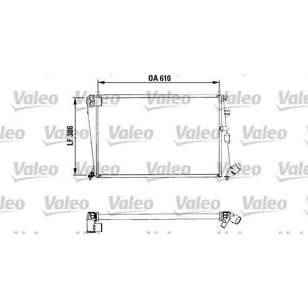 Слика на Воден радиатор (ладник) VALEO 730961