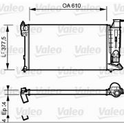 Слика 1 $на Воден радиатор (ладник) VALEO 730985