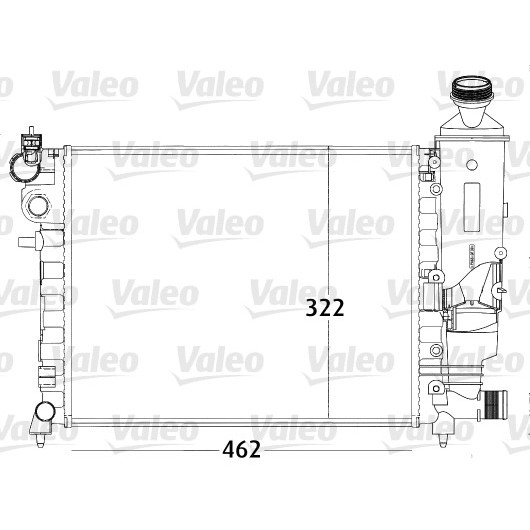 Слика на Воден радиатор (ладник) VALEO 731498