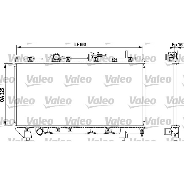 Слика на Воден радиатор (ладник) VALEO 731565