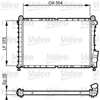 Слика на Воден радиатор (ладник) VALEO 731593