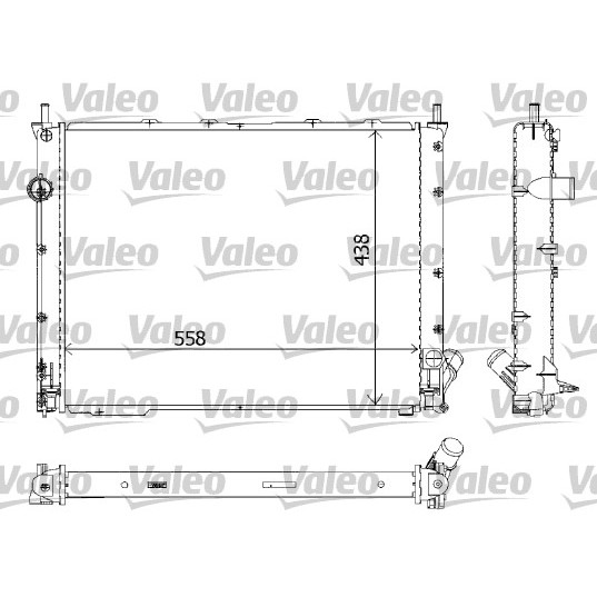 Слика на Воден радиатор (ладник) VALEO 732784