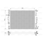Слика 1 на Воден радиатор (ладник) VALEO 732946
