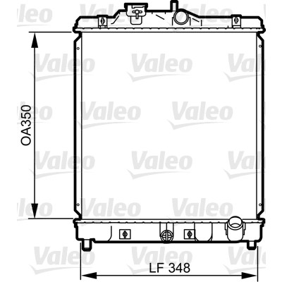 Слика на Воден радиатор (ладник) VALEO 734117