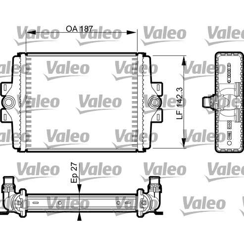 Слика на Воден радиатор (ладник) VALEO 735467