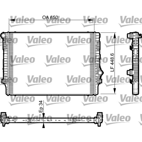 Слика на Воден радиатор (ладник) VALEO 735548