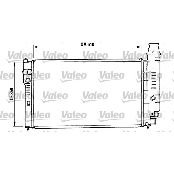 Слика на Воден радиатор (ладник) VALEO 810955