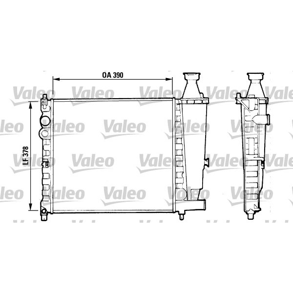 Слика на Воден радиатор (ладник) VALEO 816555