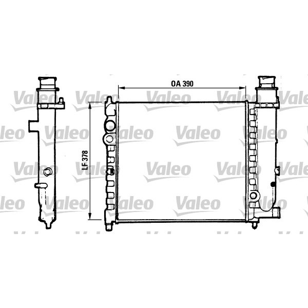 Слика на Воден радиатор (ладник) VALEO 816700