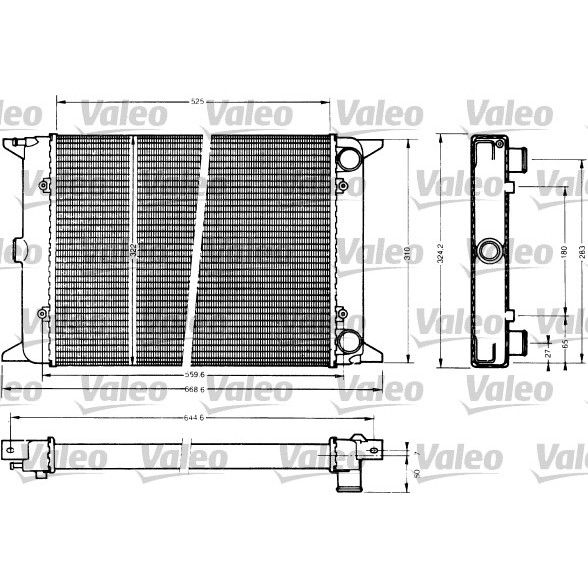 Слика на Воден радиатор (ладник) VALEO 883766