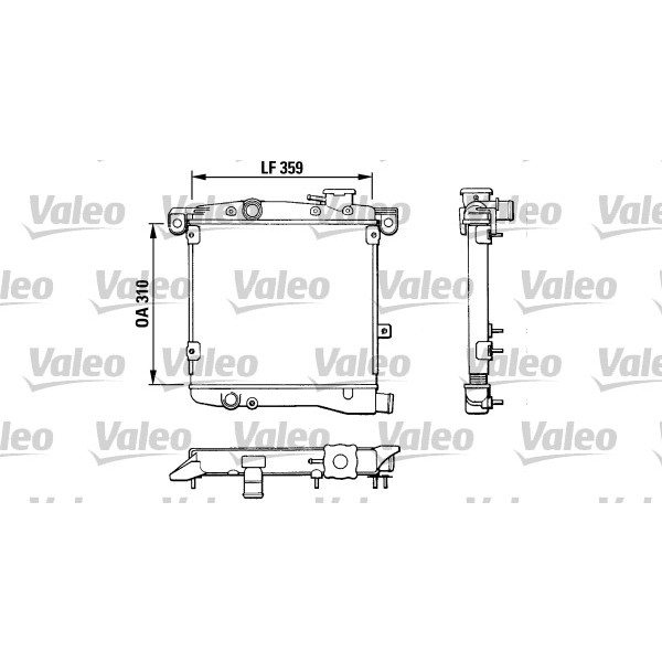 Слика на Воден радиатор (ладник) VALEO 883799