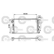 Слика 1 $на Воден радиатор (ладник) VALEO CLASSIC 230575