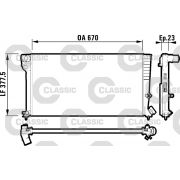 Слика 1 $на Воден радиатор (ладник) VALEO CLASSIC 231744