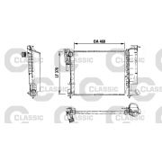 Слика 1 $на Воден радиатор (ладник) VALEO CLASSIC 316715