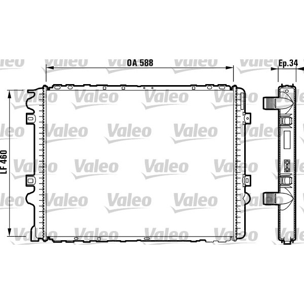 Слика на Воден радиатор (ладник) VALEO NEW ORIGINAL PART 732570