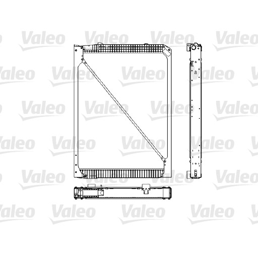 Слика на Воден радиатор (ладник) VALEO NEW ORIGINAL PART 733484 за камион Mercedes Actros 1996 2631 B - 313 коњи дизел