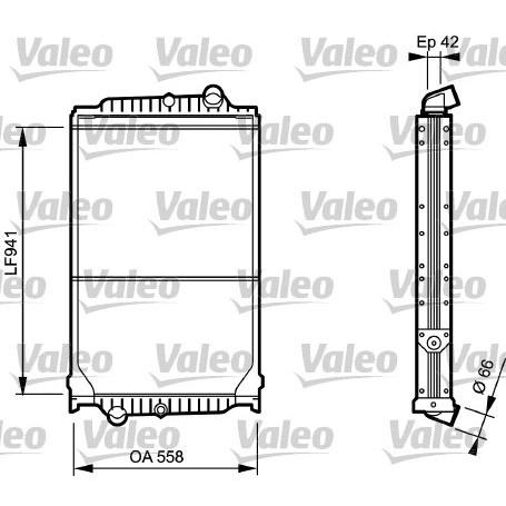 Слика на Воден радиатор (ладник) VALEO NEW ORIGINAL PART 733499