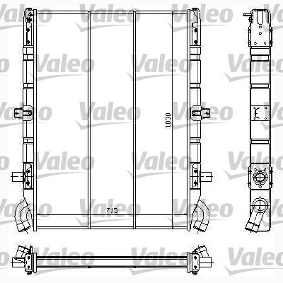 Слика на Воден радиатор (ладник) VALEO New Part 730638