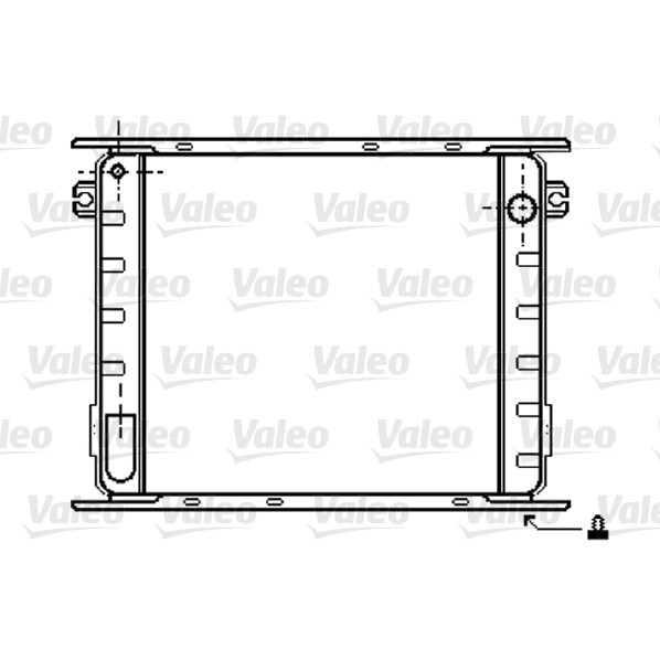 Слика на Воден радиатор (ладник) VALEO New Part 733405