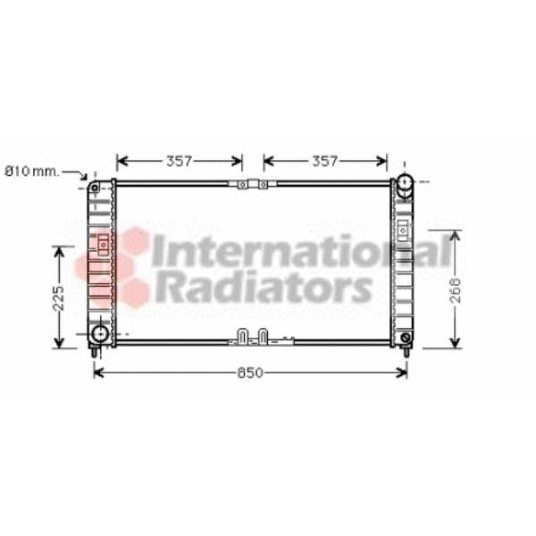 Слика на Воден радиатор (ладник) VAN WEZEL 37002332 за Opel Sintra 2.2 i 16V - 141 коњи бензин