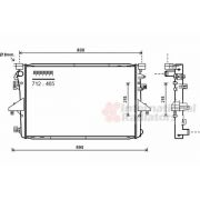 Слика 1 $на Воден радиатор (ладник) VAN WEZEL 58002317