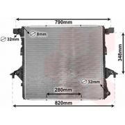 Слика 1 на Воден радиатор (ладник) VAN WEZEL 58002363