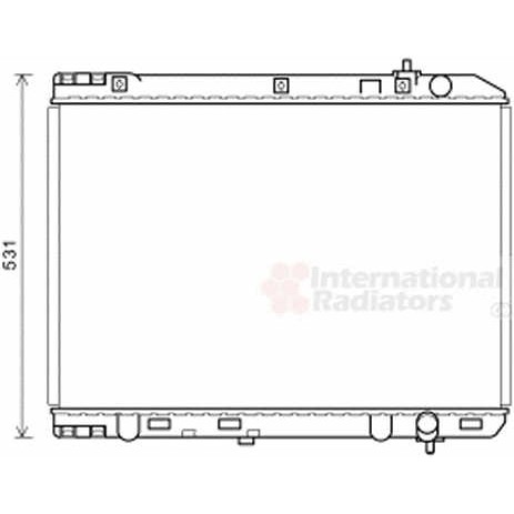 Слика на Воден радиатор (ладник) VAN WEZEL 83002246 за Kia Carnival 3 (VQ) 2.9 CRDi - 185 коњи дизел