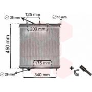 Слика 1 $на Воден радиатор (ладник) VAN WEZEL IR PLUS 40002298