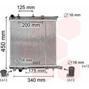 Слика 1 на Воден радиатор (ладник) VAN WEZEL IR PLUS 40002368