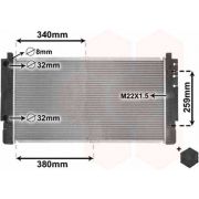 Слика 1 $на Воден радиатор (ладник) VAN WEZEL IR PLUS 58002149