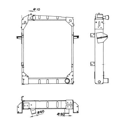 Слика на Воден радиатор (ладник) WILMINK GROUP WG1721756 за камион Iveco TurboTech 190-36 - 377 коњи дизел