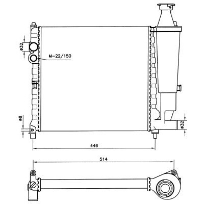 Слика на Воден радиатор (ладник) WILMINK GROUP WG1723540