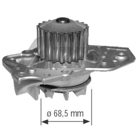 Слика на Водна пумпа AIRTEX 1310 за Peugeot 306 Hatchback 1.9 D - 69 коњи дизел